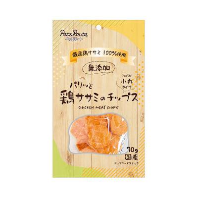 【同梱不可】【12個書き割り】ペッツルート パリッと鶏ササミのチップス７０ｇ