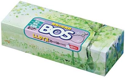 【同梱不可】【10個セット】クリロン化成 驚異の防臭袋ＢＯＳ箱型ＬＬサイズ６０枚入