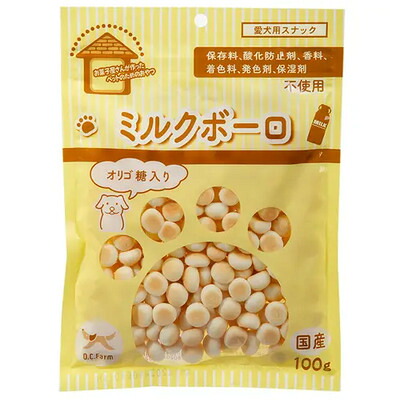 【同梱不可】【80個セット】オーシーファーム ミルクボーロ１００ｇ