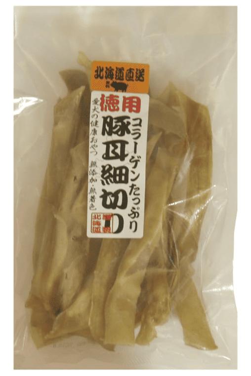 【同梱不可】【10個仕掛ける】Ｔ・Ｉ会社企業  徳用豚耳細切１２０ｇ