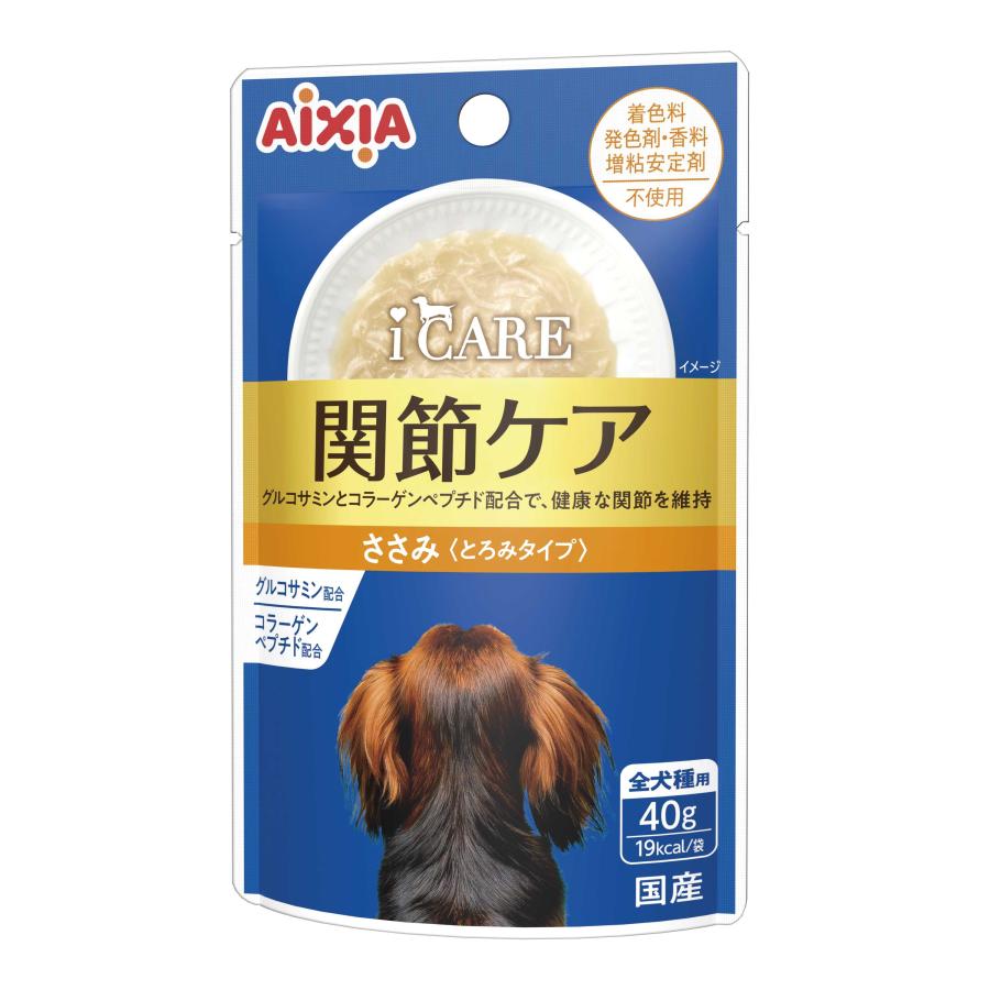 【同梱不可】【36個セット】アイシア i CARE ドッグ 関節ケア ささみ とろみタイプ40g