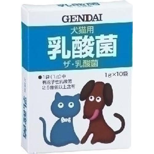 【同梱不可】【12個セット】現代製薬 ザ・乳酸菌犬猫用１ｇＸ１０包