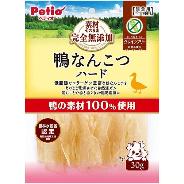 【同梱不可】 【30個仕掛ける】 ペティオ   原材料そのまま完膚なきまで無つけ加える鴨なんこつ捉え所のない３０ｇ