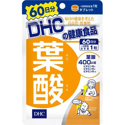 【18個セット】DHC　60日 葉酸 9ｇ、60粒