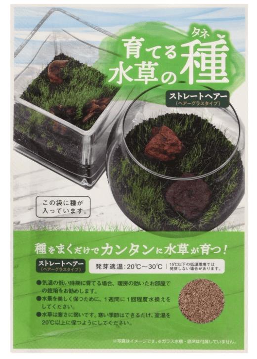 【同梱不可】【12個セット】株式会社マルカン（ニッソー）育てる水草の種ストレートヘアー＆ロック