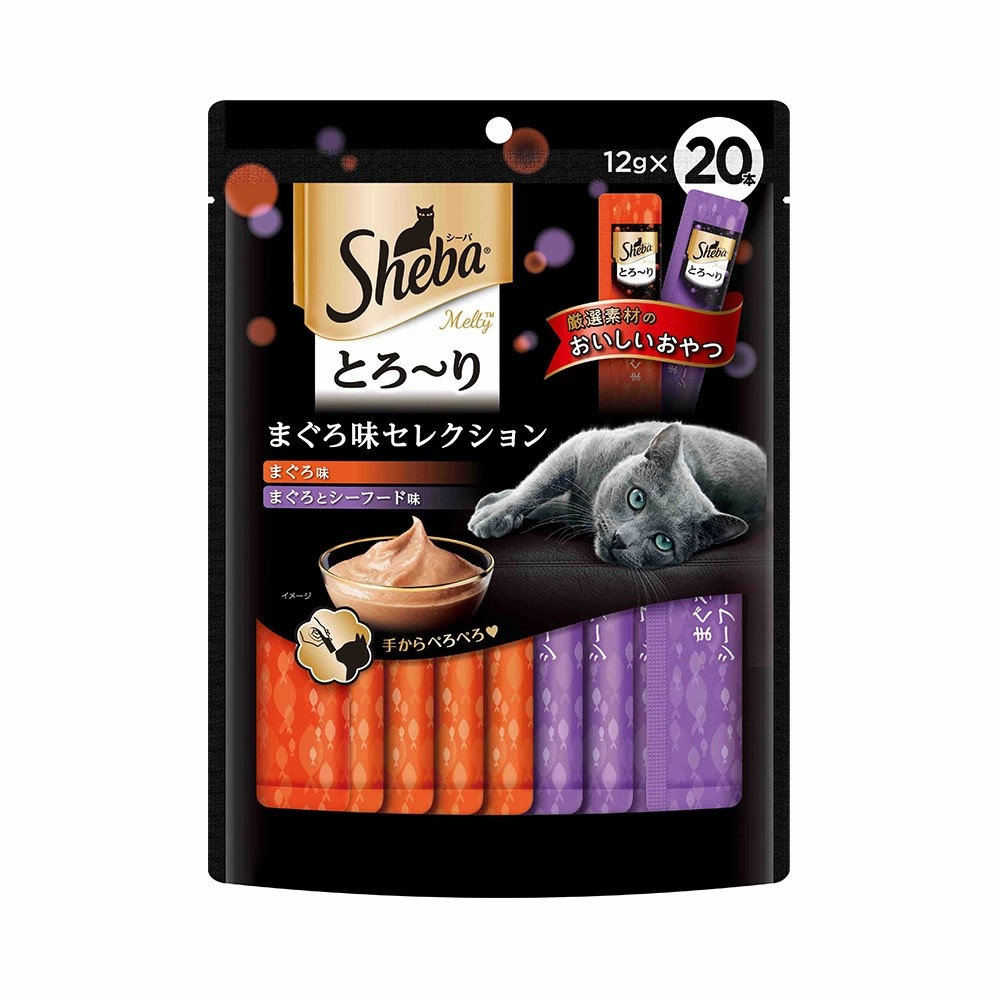 【同梱不可】【6個セット】 マースジャパンリミテッド シーバ とろ～り メルティ まぐろ味セレクション12g×20本
