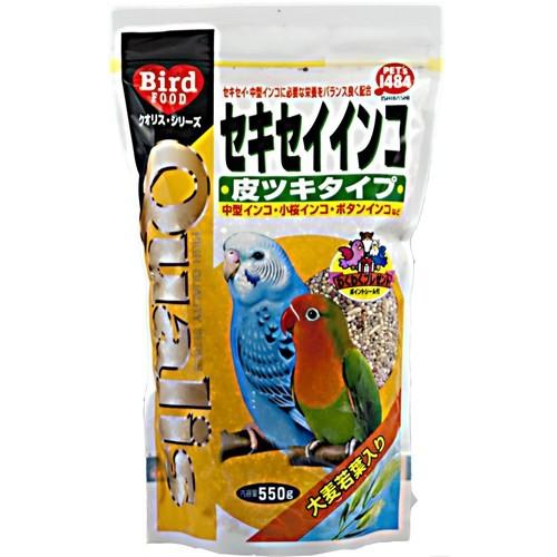 【同梱不可】【30個セット】ペッズイシバシ　クオリスセキセイインコ　皮ツキタイプ５５０ｇ