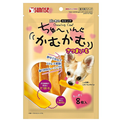 【同梱不可】【36個仕掛ける】株式会社マルカン ゴン太のカミング ちゅーいんぐかむかむ さつまいも８枚