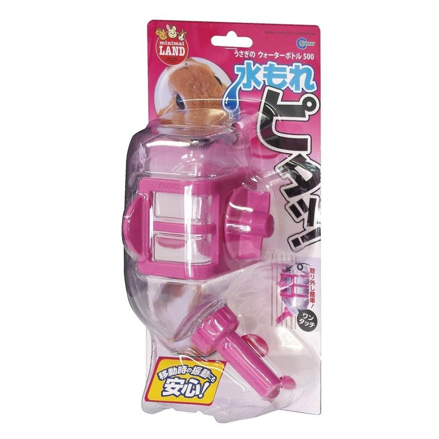 【同梱不可】【12個セット】 株式会社マルカン うさぎのウォーターボトル水もれピタッ！５００ｍｌ