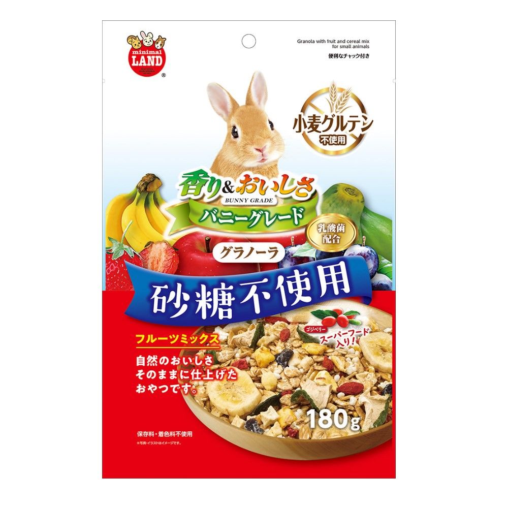 【同梱不可】【36個書き割り】 株式会社マルカン バニーグレードグラノーラフルーツミックス１８０ｇ