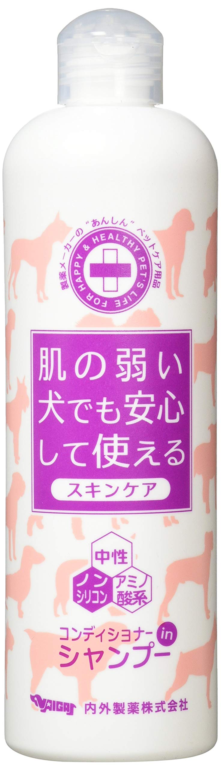 【同梱不可】【12個仕かける】内外製薬株式会社 泡コンディショナーインチシャンプー（ひと肌世話をする）200ml ペット・ペットグッズ-シャンプー・リンス-リンス・コンディショナー
