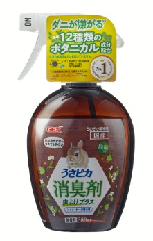 ジェックス 【同梱不可】【12個セット】ジェックスうさピカ消臭剤虫よけプラス380mL
