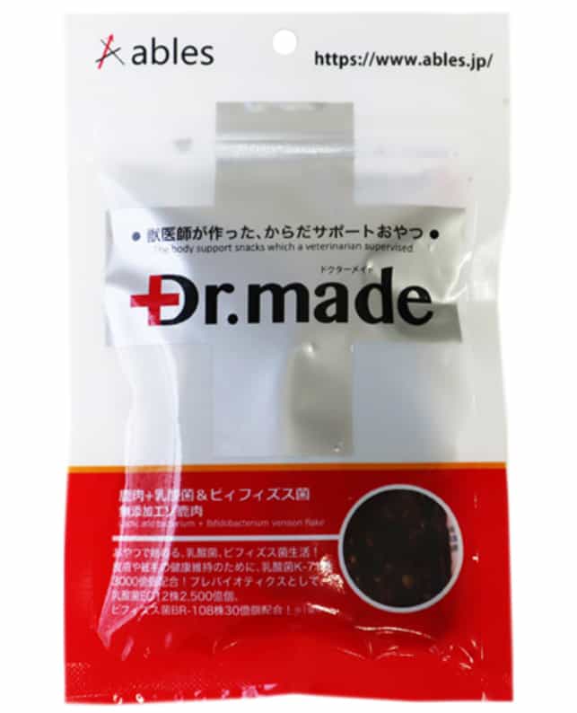 【同梱不可】【20個仕掛ける】アブ受け答え Ｄｒ．ｍａｄｅ乳酸菌＆ビフィズス菌無つけ加えるエゾ鹿肉３０ｇ