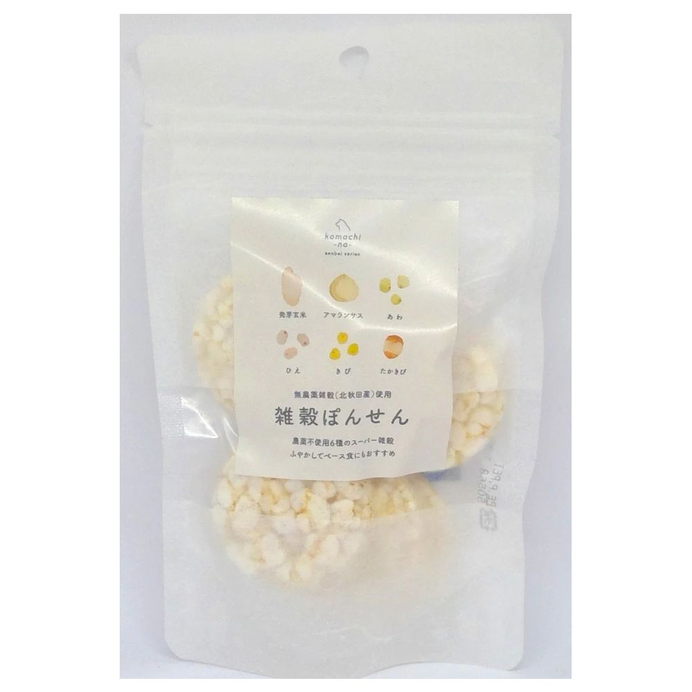 【同梱不可】【48個セット】アクシエ株式会社 komachi‐na‐ 雑穀ぽんせん10g