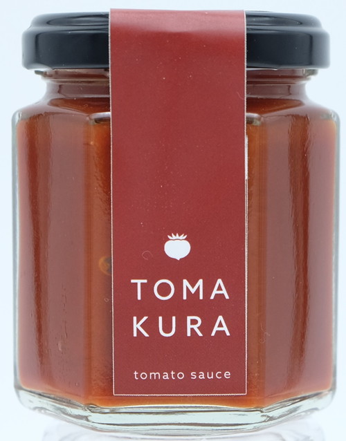 【同梱不可】【24個セット】アクシエ株式会社 コマチナ　無農薬トマトソース　ＴＯＭＡＫＵＲＡ１２０ｇ