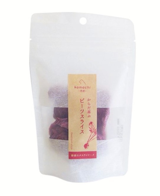 【同梱不可】【12個セット】アクシエ株式会社 ｋｏｍａｃｈｉ‐ｎａ‐　野菜のチカラ　からだ喜ぶ　ビーツすらいす１５ｇ