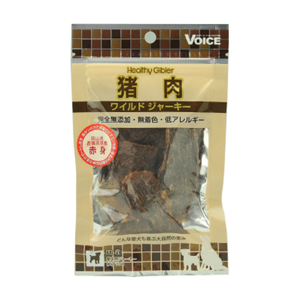 【同梱不可】【36個仕掛ける】 ヴォイス株式会社 猪肉ワイルドジャーキー 赤身２０ｇ おやつ-ペット・ペットグッズ