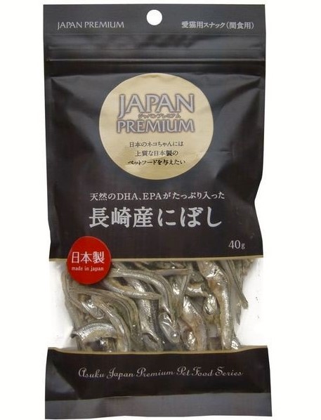 【同梱不可】【30個書き割り】 株式会社アスク JAPANPREMIUM 猫用煮干し 40g