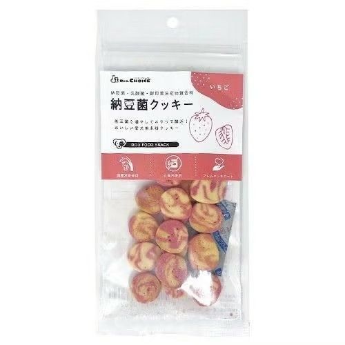 【同梱不可】【24個書き割り】オフィスピースワン 納豆菌ビスキットいちご３０ｇ