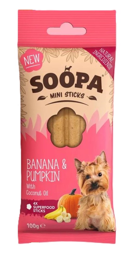 【同梱不可】【12個書き割り】鷹 Ｂａｎａｎａ ＆ Ｐｕｍｐｋｉｎ Ｓｔｉｃｋｓ ｆｏｒ Ｍｉｎｉ Ｄｏｇｓ１００ｇ