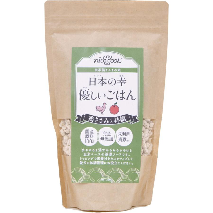 【同梱不可】【5個セット】マルカイコーポレーション nico cook 日本の幸 優しいごはん 鶏ささみと林檎250g|スペシャルスペース くらし館