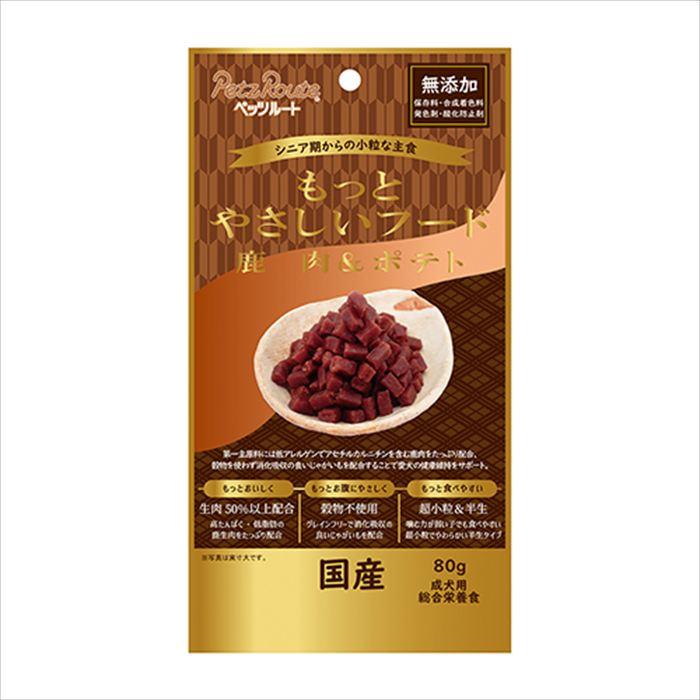 【同梱不可】【18個仕掛ける】ペッツルート もっと分かりやすいボンネット 鹿肉＆ジャガタラ芋８０ｇ