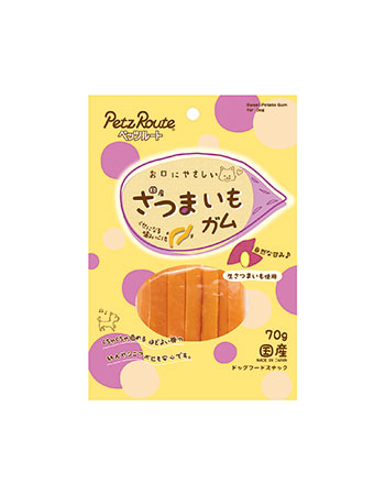 【同梱不可】【48個仕掛ける】ペッツルートさつまいもチュインガム７０ｇ