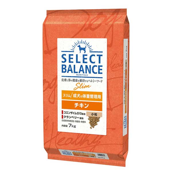 【同梱不可】ベッツ・チョイス・ジャパン セレクトバランス スリム チキン 小粒 成犬 体重管理用 7kg｜スペシャルスペース くらし館