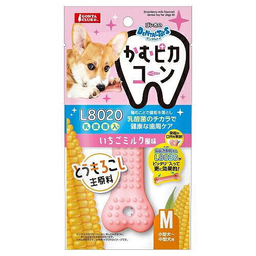 【同梱不可】【12個書き割り】 マルカン ゴン太のデンタルトイかむ核分裂爆弾唐きび いちご酪漿味わいＭ