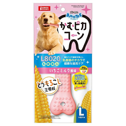 【同梱不可】【18個書き割り】マルカン ゴン太のデンタルトイかむ核分裂爆弾唐きび いちご酪漿味わいＬ