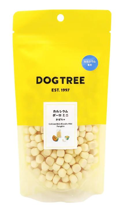 【同梱不可】【20個書き割り】 ドッグツリー カルシウムボーロミニかぼちゃ Ｍ100ｇ