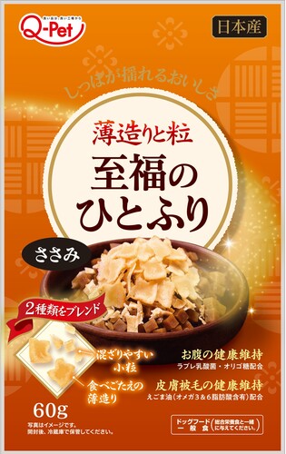 【同梱不可】【40個セット】 九州ペットフード 至福のひとふり鶏ささみ６０ｇ｜スペシャルスペース くらし館