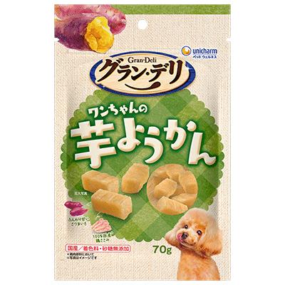 【同梱不可】【36個セット】 ユニ・チャーム グラン・デリおやつワンちゃんの芋ようかん70g|スペシャルスペース くらし館