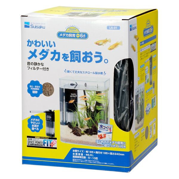 【同梱不可】【6個セット】 水作 リトルアクアリウム メダカ飼育 基本6点セット 9,191円
