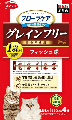 【同梱不可】【3個セット】フローラケアCATフィッシュ味1.8kg