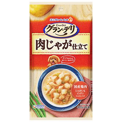 【同梱不可】【28個セット】 ユニ・チャーム グラン・デリパウチ肉じゃが仕立て 40g×3袋