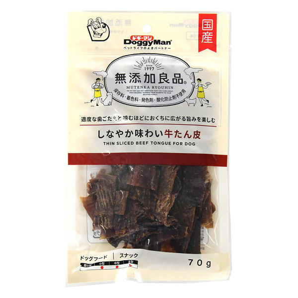 ドギーマンハヤシ 【同梱不可】【48個仕掛ける】ドギーマンハヤシ 無つけ加える良品 心ゆかしい味わい牛たん皮 70g