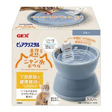 ジェックス 【同梱不可】【6個セット】 ピュアクリスタル　超ニャン水ボウル　ブルー