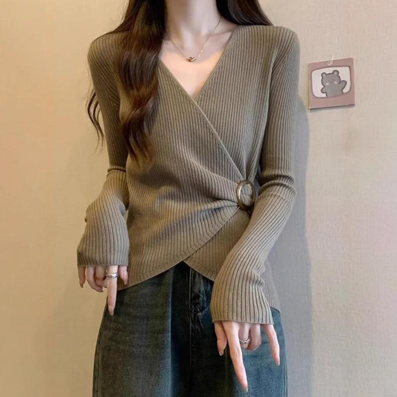 チュニック 黒 ブラック 体型カバー ゆったり 無地 白 ホワイト ポリエステル 伸縮性 ネック 着痩せ プルオーバー 長袖 ブラウン