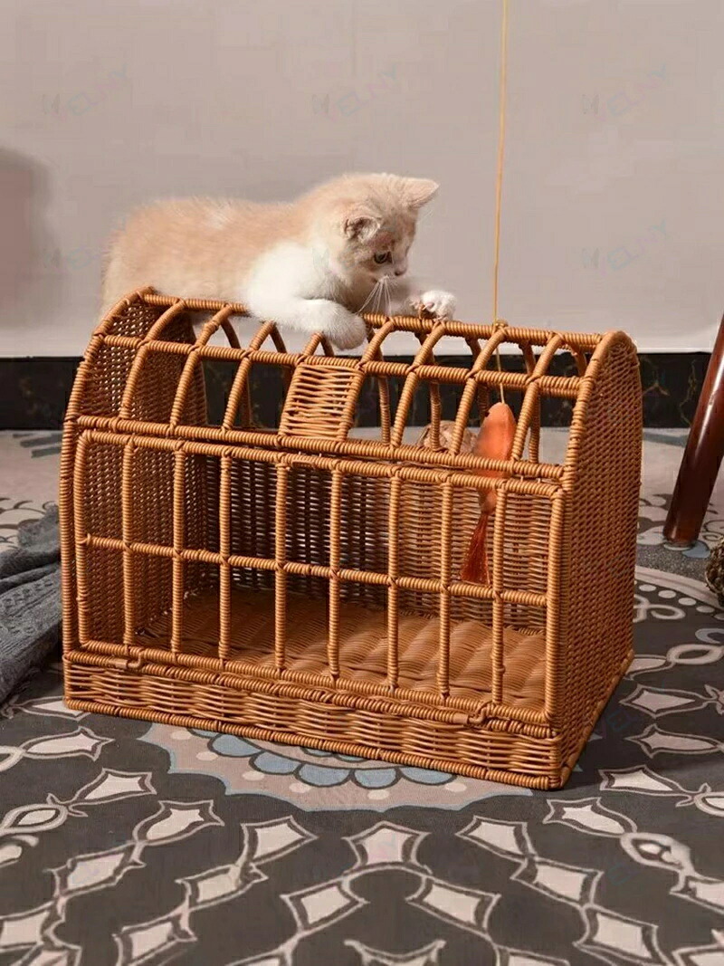 電車 嫌がる ペットリュック ペットキャリー アジアン風 キャリー 猫 キャリー ペット おしゃれ 兼用 対策 ラタン製 犬用 人工籐 猫用 ボストン型 軽量 通気性 キャリーバッグ ペット 海外 キャリー 暑さ対策 旅行 新幹線 小型犬 洗える キャリーバッグ 犬|lifeactive