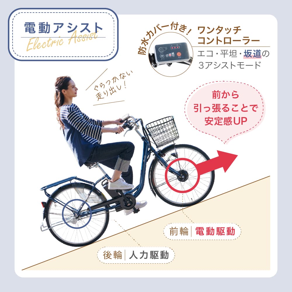 こども 自転車 大人 ひっぱる