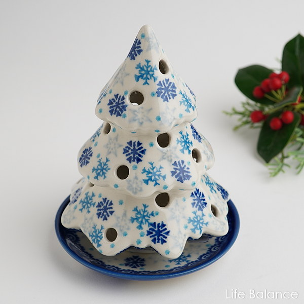 新品未使用　ポーリッシュポタリー　クリスマス　　ポーリッシュポタリー置物 楽天市場】クリスマスツリー(M0911-B20B)【ポーリッシュポタリー