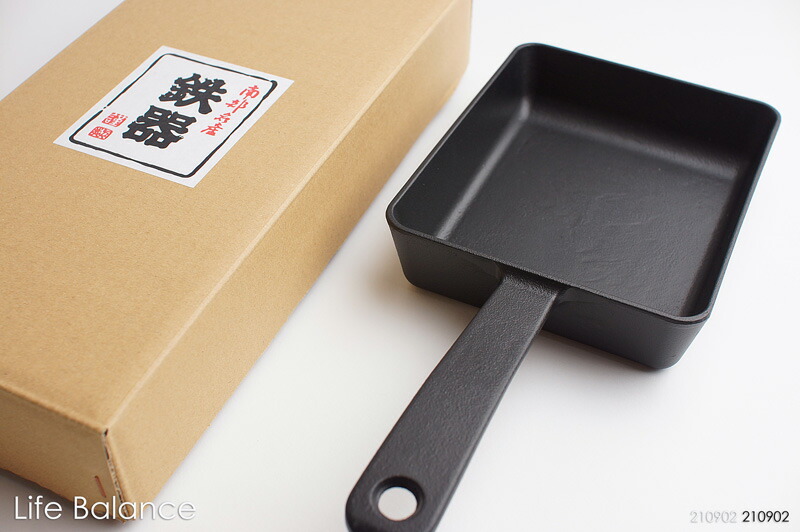 新品 南部鉄器 OIGEN 盛栄堂 角玉子焼 一生もの 鉄分補給 楽天