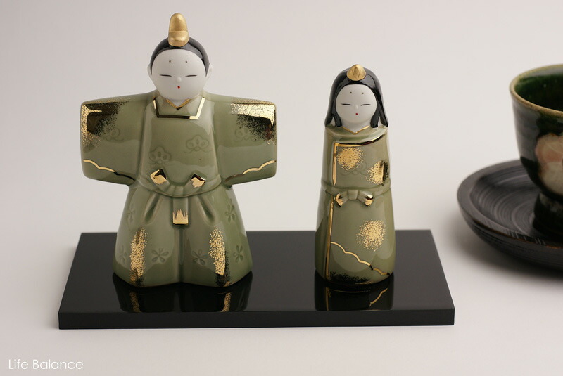 楽天市場】斉藤善月作 豆立雛 桜 立ひな 立ち雛 雛人形 博多人形 伝統