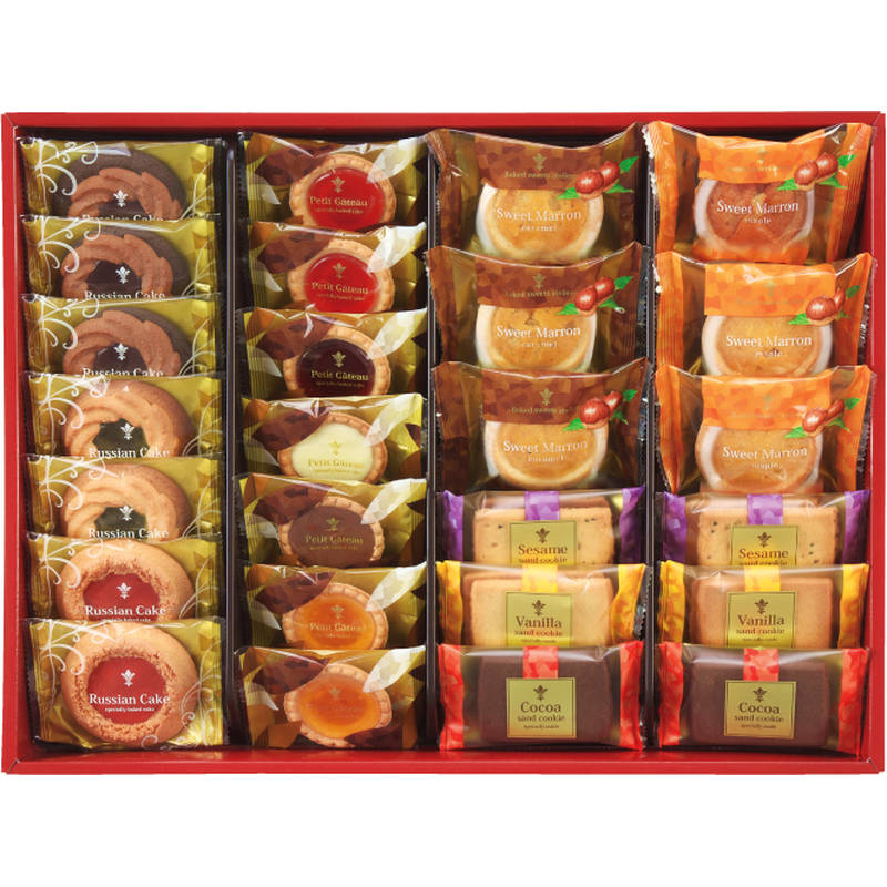 楽天市場】カフェスマイルセット 9個セット サンドクッキー ロシア