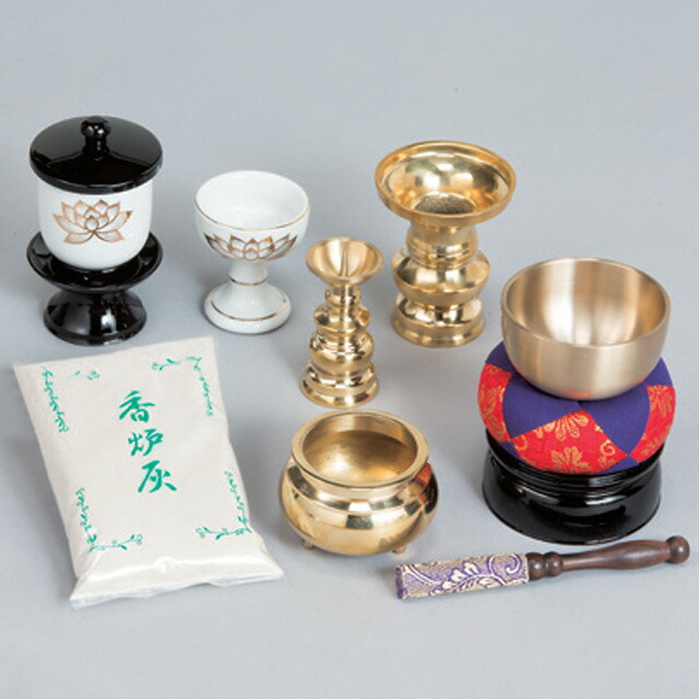 仏具7点セット 仏具セット 仏具 小物 小物セット セット おしゃれ｜ライフケアーズ