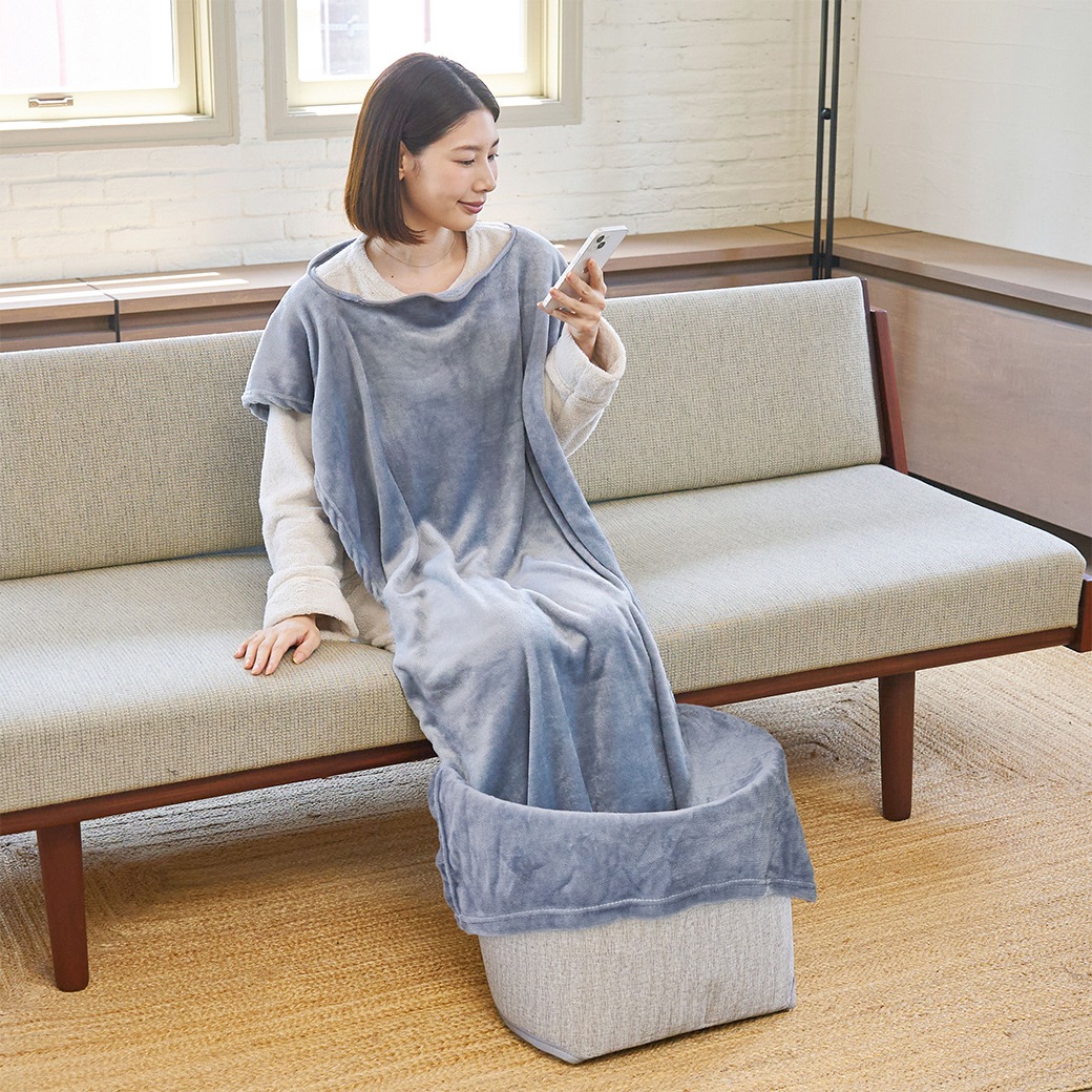 巻くコタツ くるみプラス 着る毛布付き