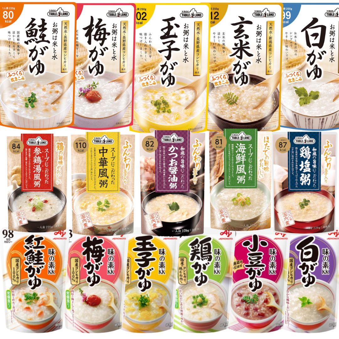 【楽天市場】味の素 おかゆ レトルト おかゆセット 長期保存 お粥 ダイエット テーブルランド 16食 セット 白 玄米がゆ レンジ 無添加 ...