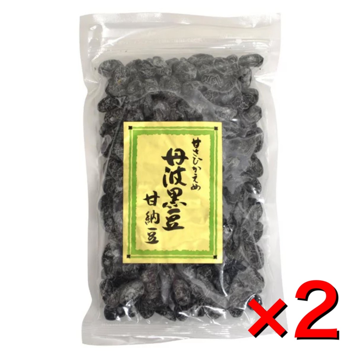 市場 夜久野物産 大粒 丹波黒豆甘納豆 220g×2袋セット 定番 甘さひかえ