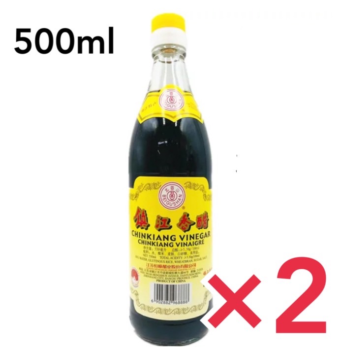 市場 中国 黒酢 業務用食品 鎮江香酢 500ml×2本セット